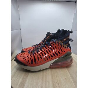 Womens Size 6.5 - Nike Air Max 270 Orange Blue Black BQ1918-400 GS 5